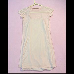 Light baby pink, mesh dress!